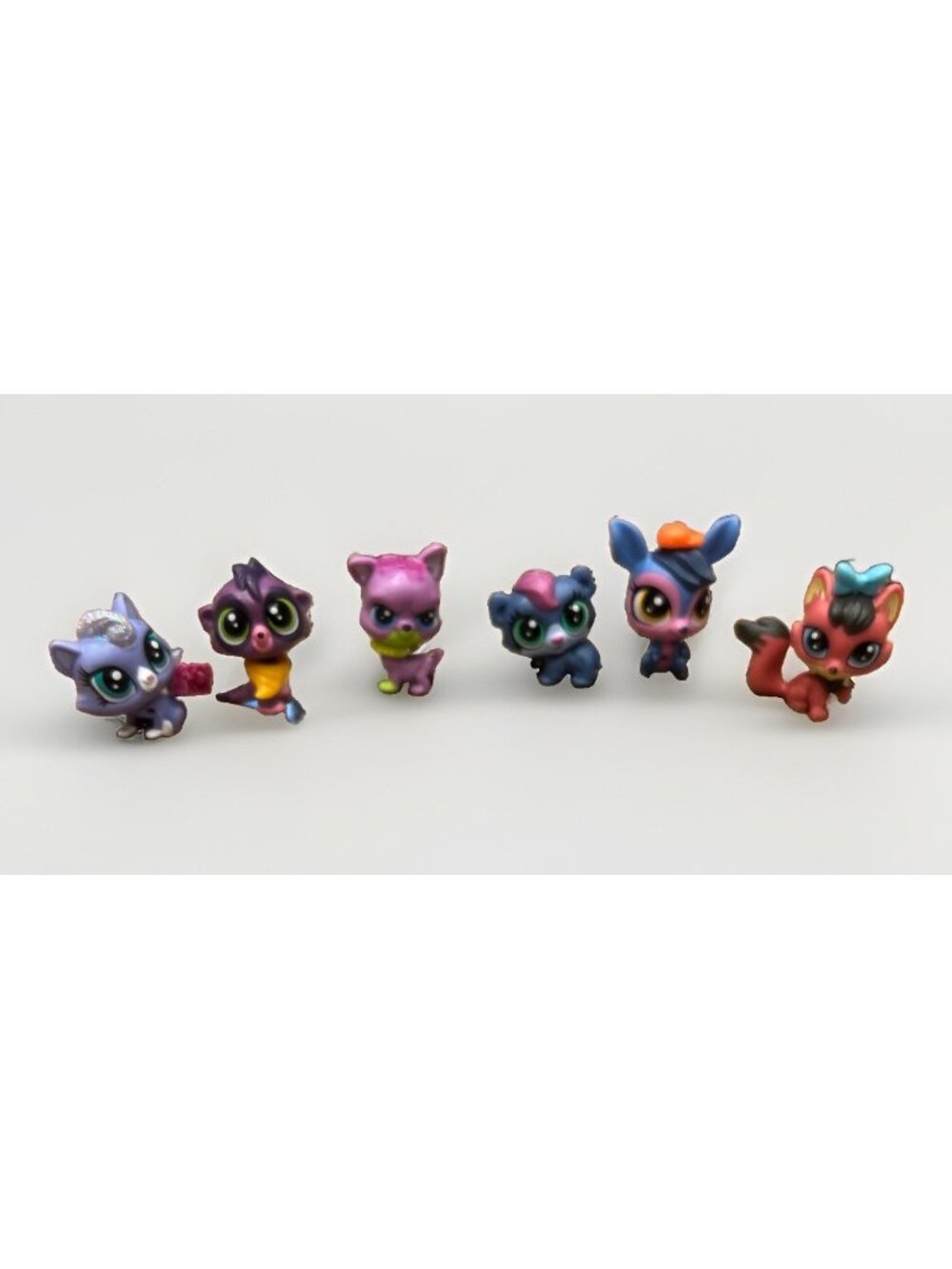 LPS Lot Littlest Pet Shop Animals Lot 6pcs, Preloved
